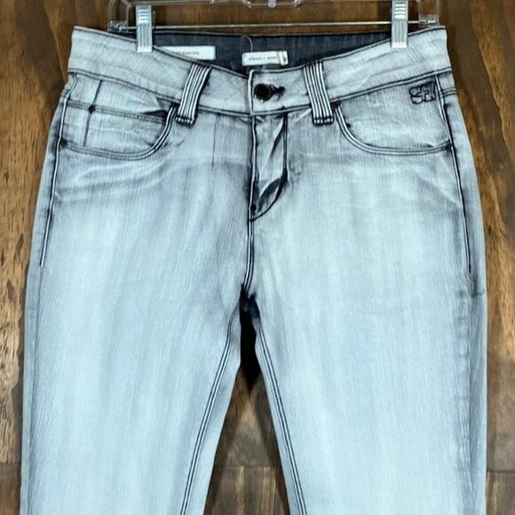 Silence + Noise Womens Jeans Gray Denim High Rise Skinny Twig Stretch 31 - Picture 2 of 12